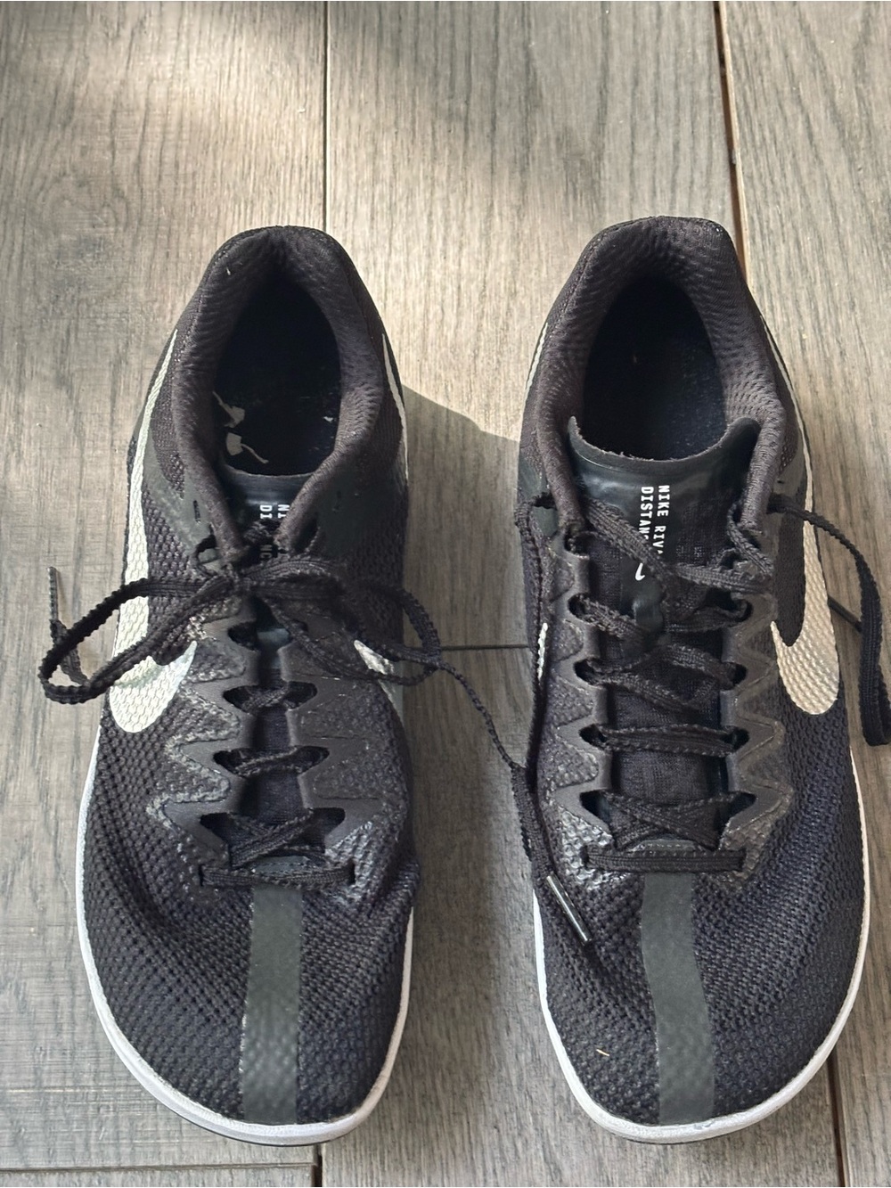 Nike Black Athletic Sneakers with White Swoosh